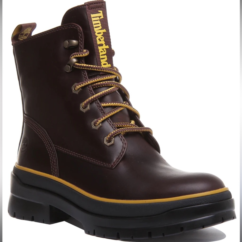 Gently Used: TIMBERLAND A2D6W MALYNN MID LACE UP BOOTS IN DARK BROWN
FOR WOMEN